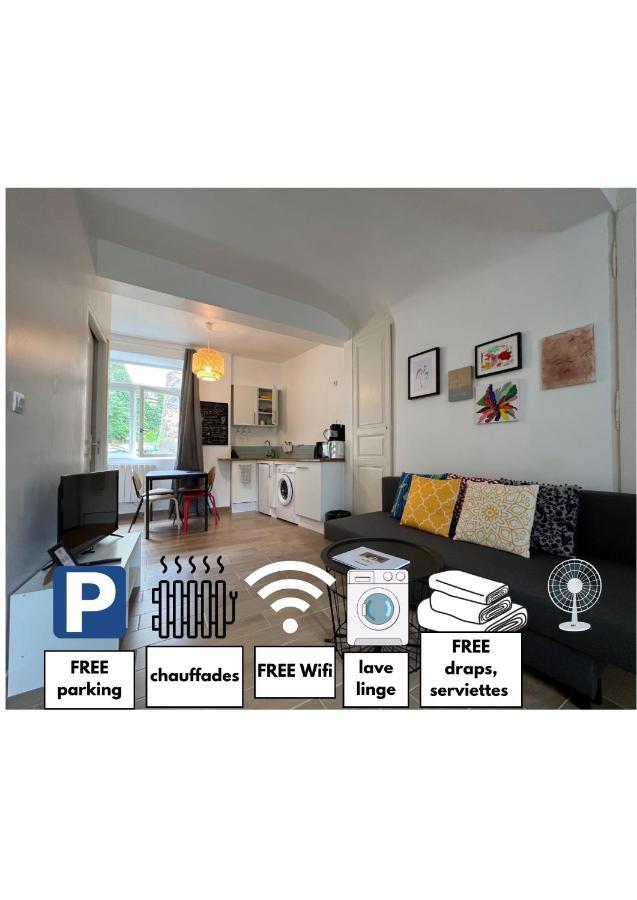 Ferienwohnung Tabi Appart ,Modern Chic Vs Free Parking,Wifi,Draps Thiers Exterior foto